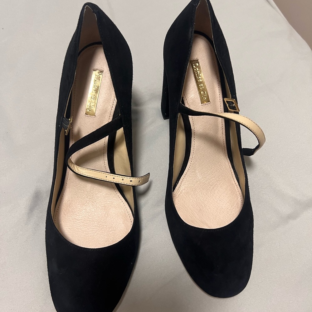Louise et Cie Black Heels with Strap
